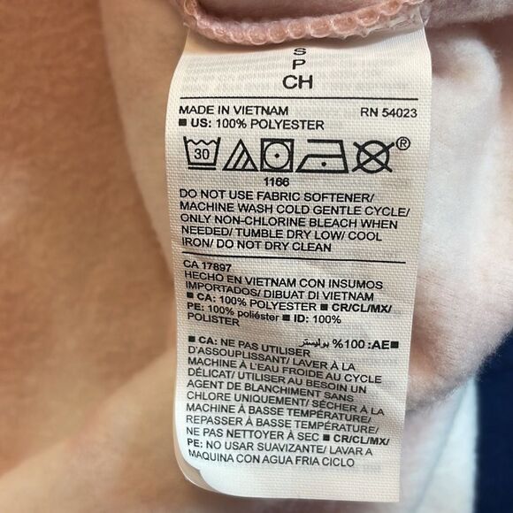 NWT Old Navy Active Pink Fleece Jacket size Small - Picture 4 of 5